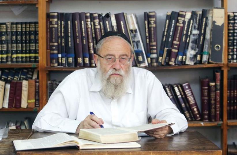 Jerusalem Chief Rabbi Aryeh Stern (photo credit: MARC ISRAEL SELLEM/THE JERUSALEM POST)