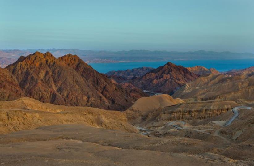 A view of the Eilat Mountains and the Red Sea (photo credit: MINISTRY OF TOURISM)