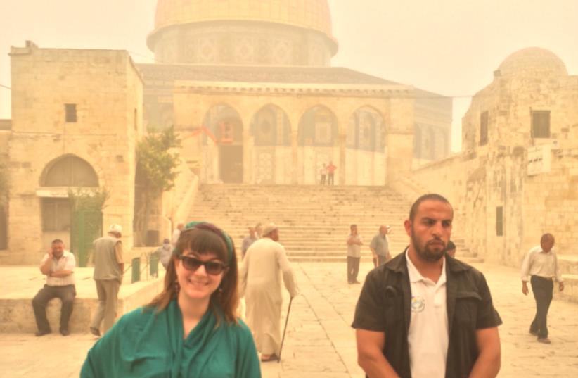 Lahav Harkov visits the Temple Mount  (photo credit: Courtesy)