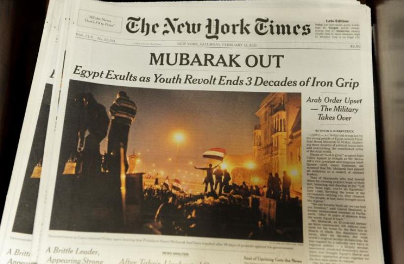 The New York Times (photo credit: AFP PHOTO)