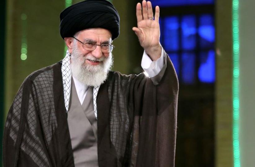 Iran's supreme leader Ayatollah Ali Khamenei (photo credit: KHAMENEI.IR / AFP)