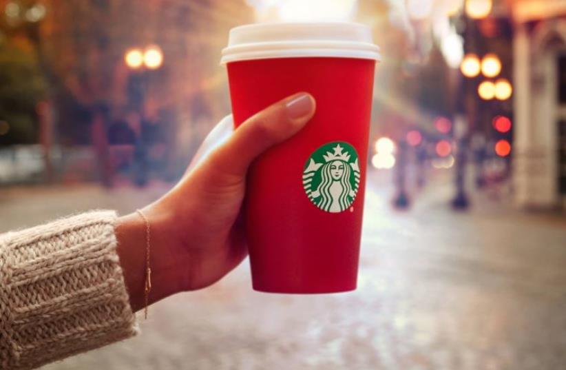 Starbucks red holiday cups (photo credit: STARBUCKS)