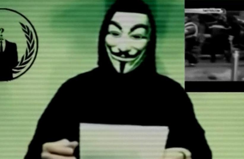 Anonymous video message (photo credit: screenshot)