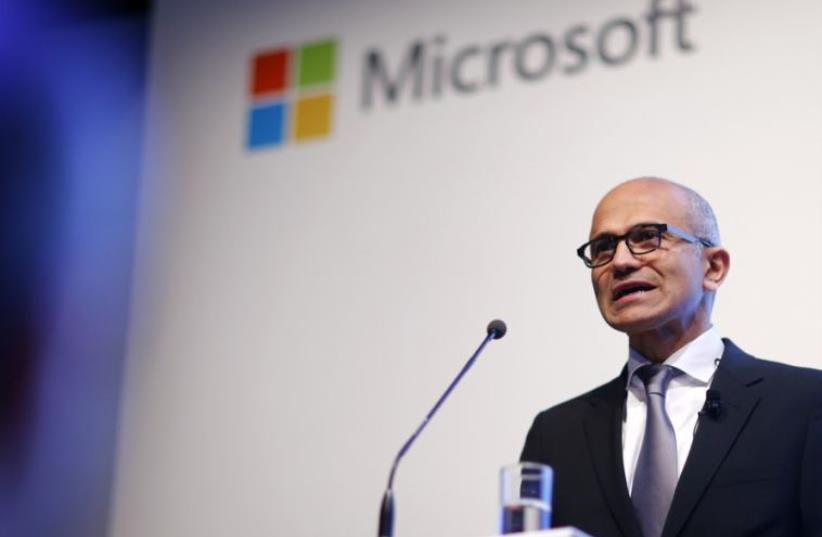 Microsoft CEO Satya Nadella (photo credit: REUTERS)