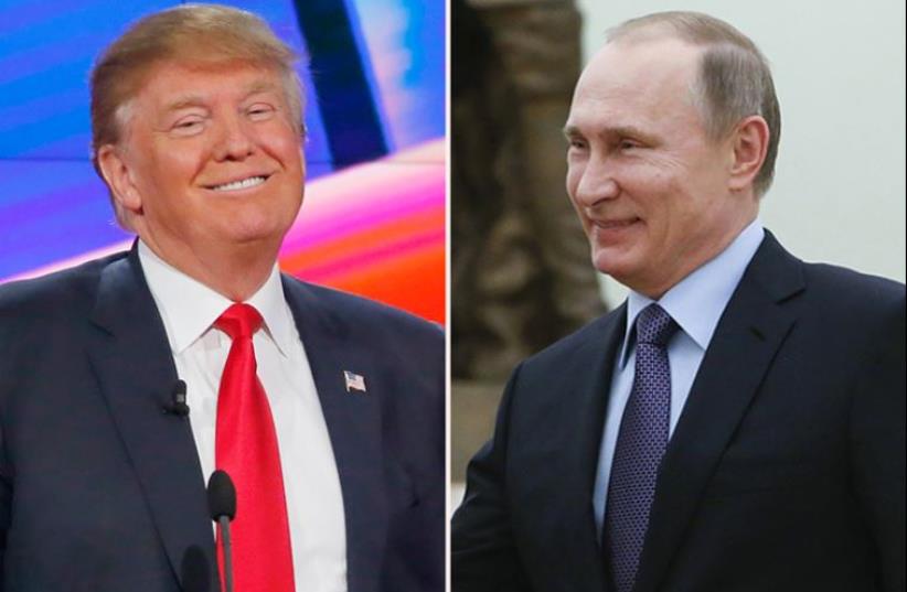 Trump and Putin (photo credit: REUTERS)