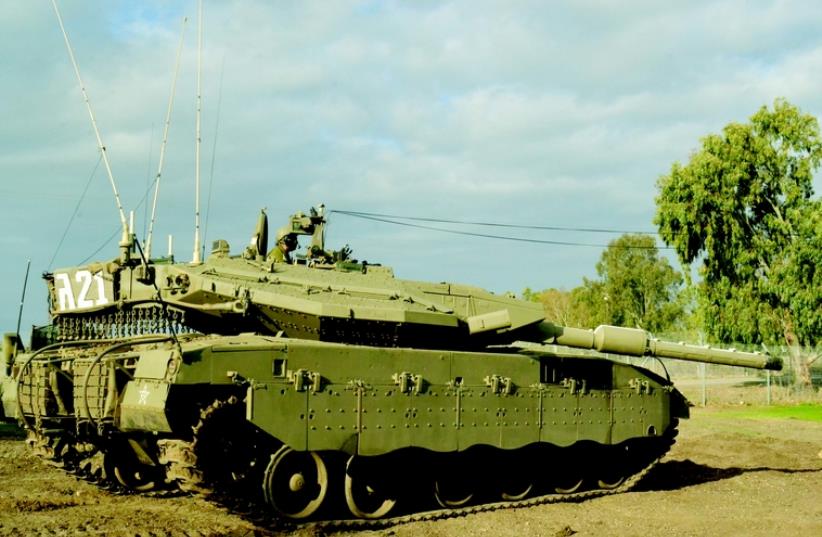 Le tank Merkava III (photo credit: IDF)