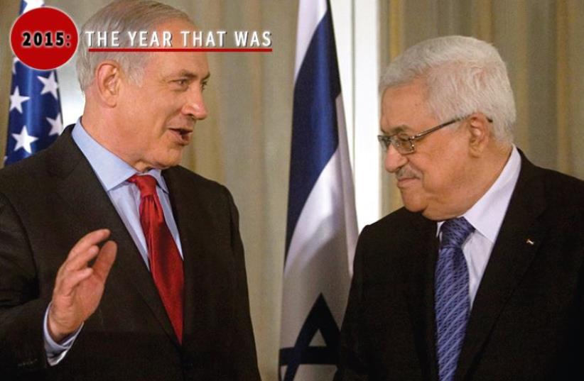 Netanyahu and Abbas (photo credit: JPOST STAFF,REUTERS)