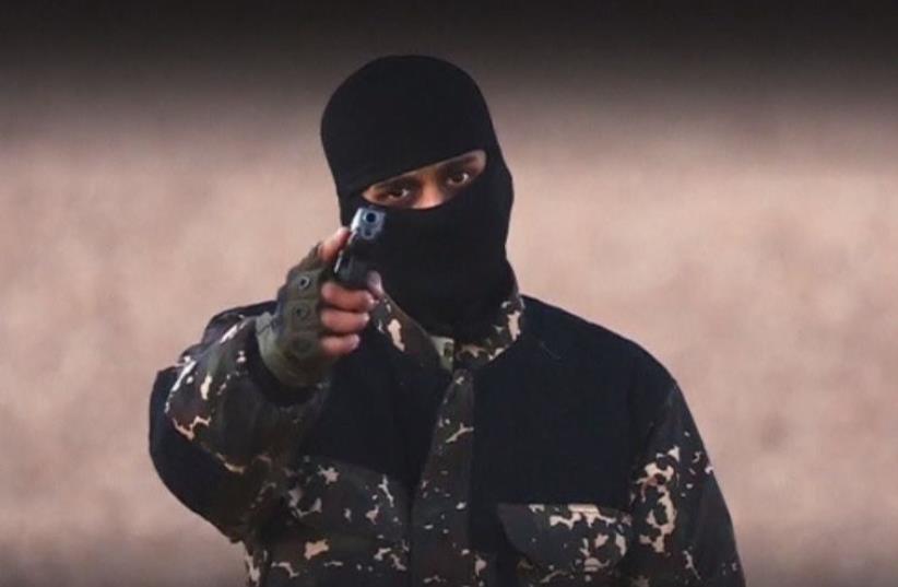 Islamic State video threatens Britain (photo credit: screenshot)