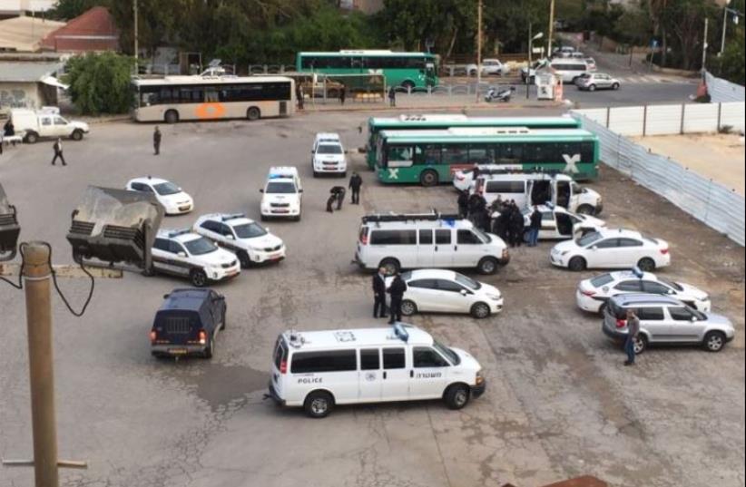Manhunt underway in central Herzliya for feared terrorist on the loose. (photo credit: TZEVET DROR)