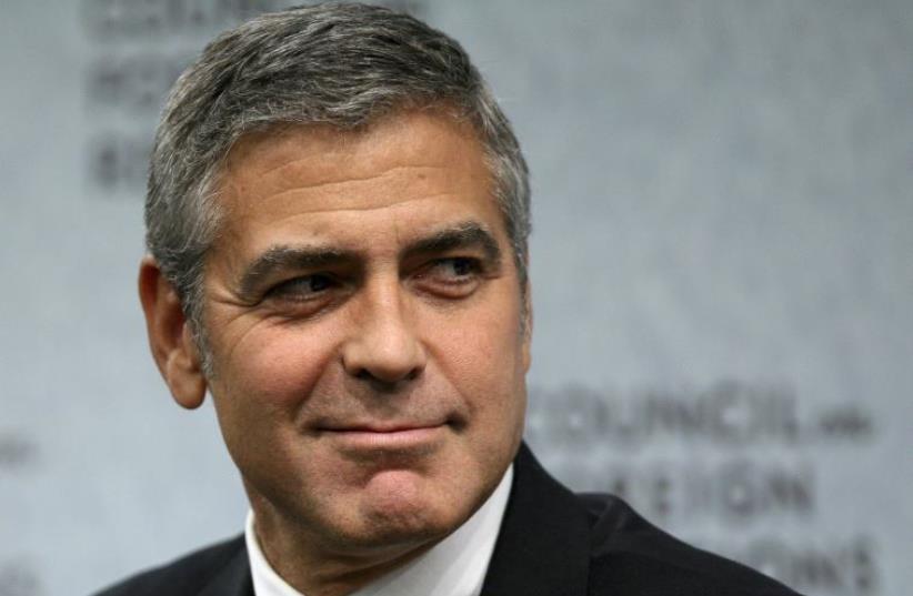 George Clooney (photo credit: REUTERS)