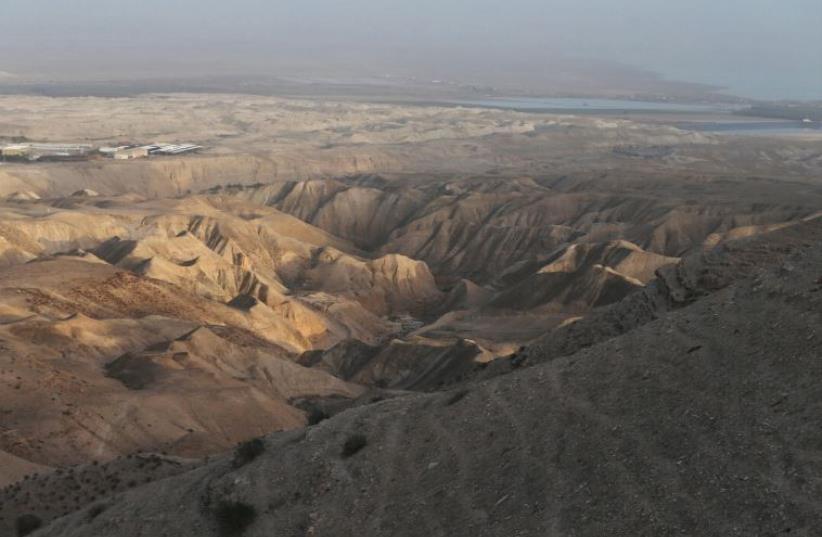 A view shows Jordan Valley near the West Bank city of Jericho  (photo credit: REUTERS)