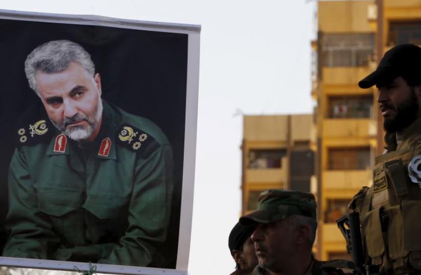 Qassem Suleimani, the commander of the Iranian Revolutionary Guard's Quds Force (photo credit: REUTERS)