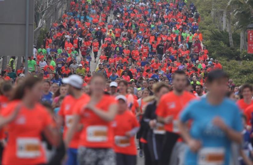 Sixth annual Jerusalem Marathon (photo credit: MARC ISRAEL SELLEM)