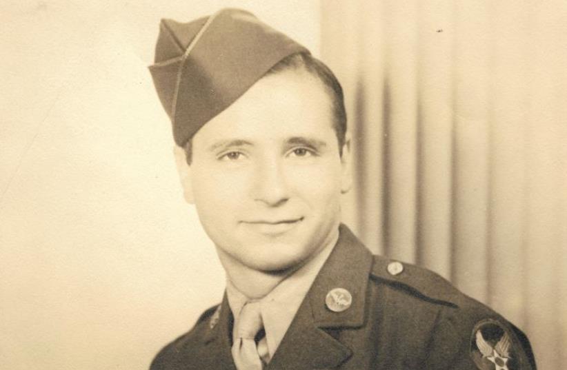 Rosenberg as a young conscript in the US Air Force. (photo credit: Courtesy)