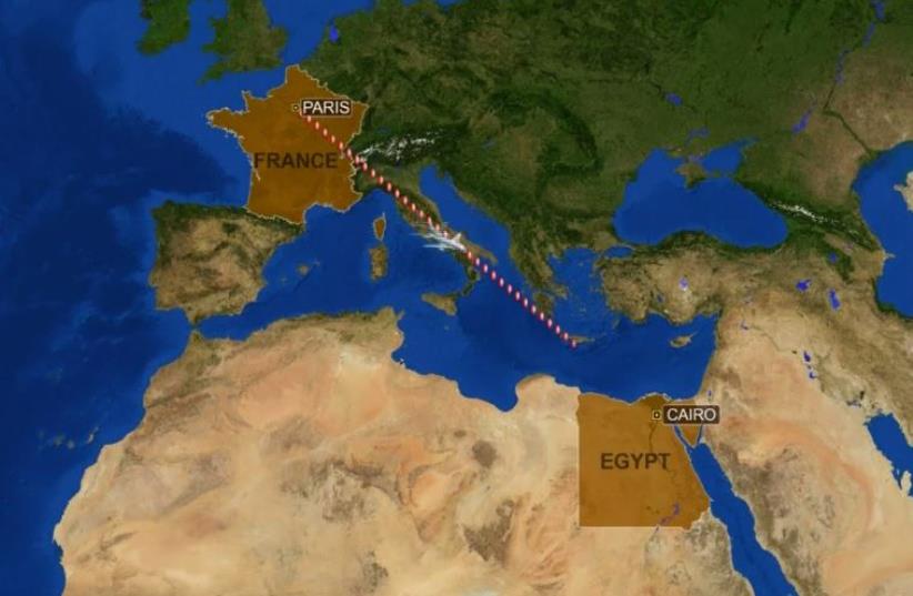 EgyptAir passenger jet with 66 people disappears from radar (photo credit: screenshot)