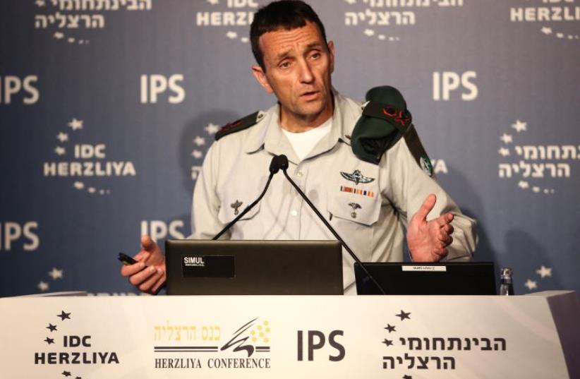 Military Intelligence, Maj.-Gen. Herzi Halevi speaking at 16th annual Herzliya Conference (photo credit: ADI COHEN ZEDEK)