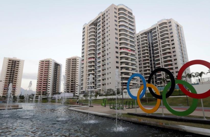 General view of athletes' accommodation for the 2016 Rio Olympics Village in Rio de Janeiro, Brazil (photo credit: REUTERS)