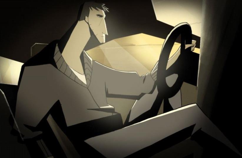 Still from the animation film "Scapegoat" by Gal Haklay and Shulamit Tager (photo credit: BEZALEL ACADEMY OF ARTS AND DESIGN)