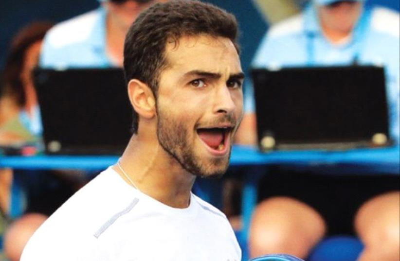 JEWISH AMERICAN Noah Rubin, the 2014 Wimbledon and US Boys Junior champion, came up just short of making the main draw of the US Open, falling in three sets in the qualifying tournament. (photo credit: REUTERS)