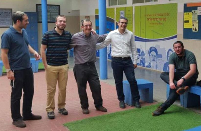 From right to left: Evyatar Greenboim, Shay Hizkiya, Tomer Schupper, Yaakov Shasho, and Hemi Carmiel. (photo credit: Courtesy)