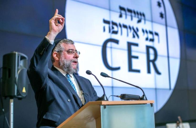 CER President Rabbi Pinchas Goldschmidt  (photo credit: ELI ITIKIN)