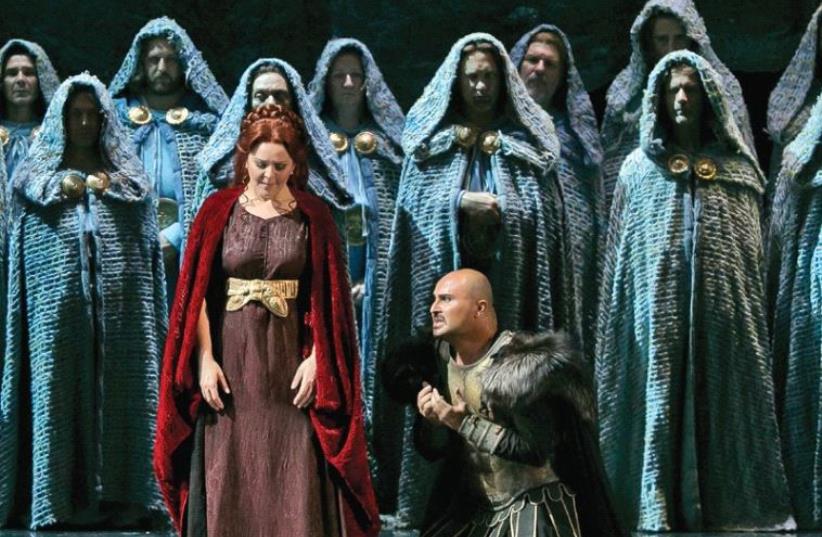 ISRAEL OPERA’S production of Bellini’s ‘Norma.’ (photo credit: Courtesy)