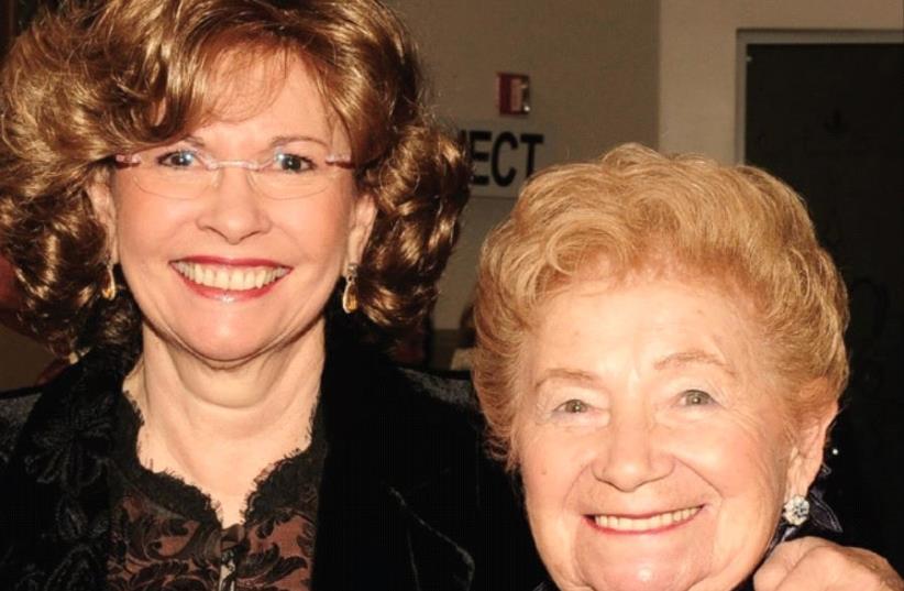 Leah Cik Roth (right), the subject of a stirring account of her Holocaust experiences, co-authored with fellow Miami dweller Menucha Meinstein (photo credit: PR)