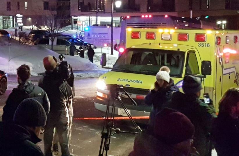 Multiple people killed in Quebec mosque shooting (photo credit: REPRODUCTION)