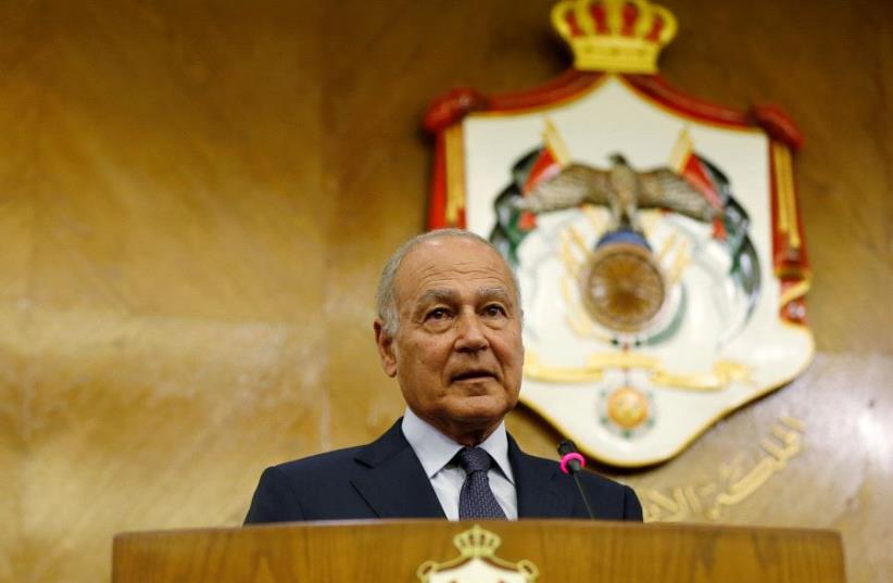 Secretary General of the Arab League Ahmed Aboul Gheit  (photo credit: REUTERS)