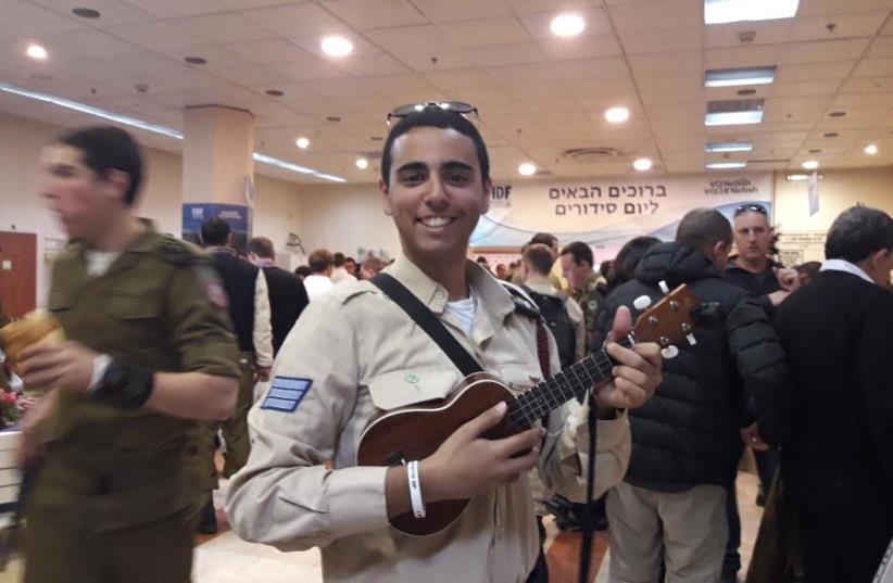 Ron Volkmar, a lone soldier in the IDF. (photo credit: TAMARA ZIEVE)
