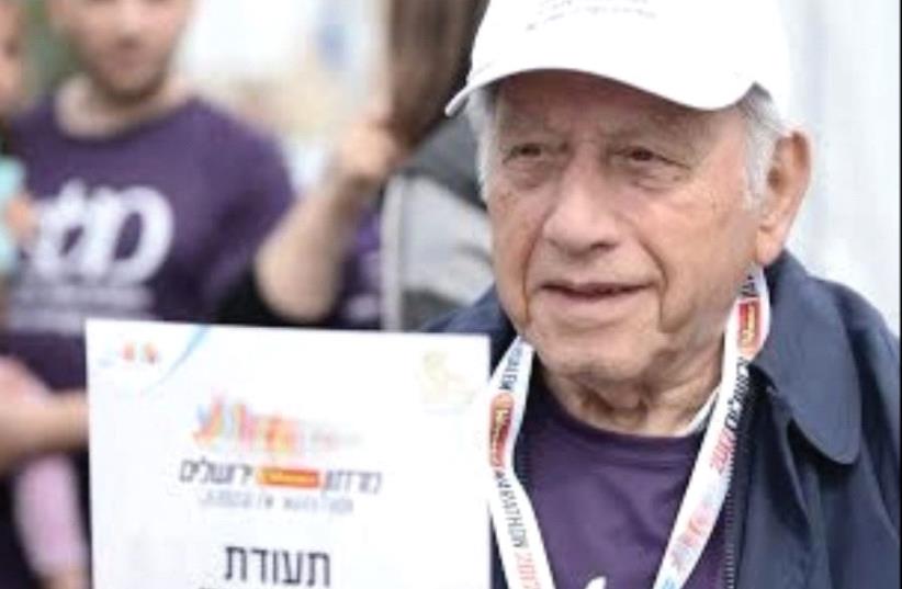 YEHEZKEL SAAD, a Melabev participant in the Jerusalem Marathon (photo credit: Courtesy)