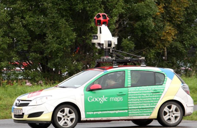 A Google Street View car (photo credit: REUTERS)