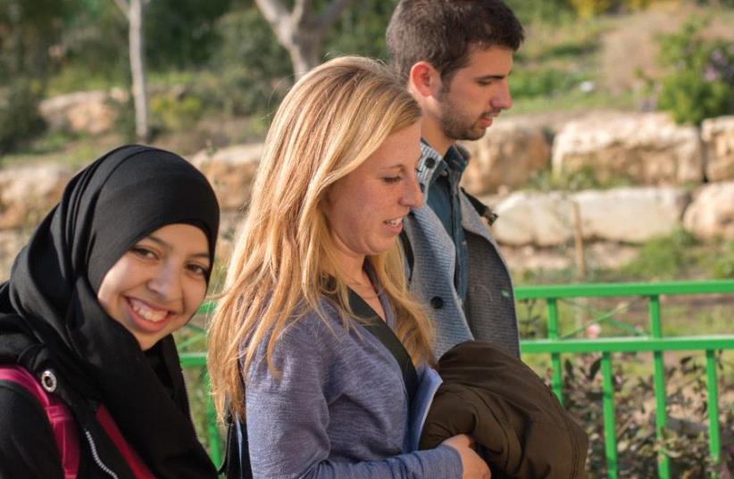 Exploring issues of identity and racism: The German Youth Exchange (photo credit: NEW DAWN IN THE NEGEV)