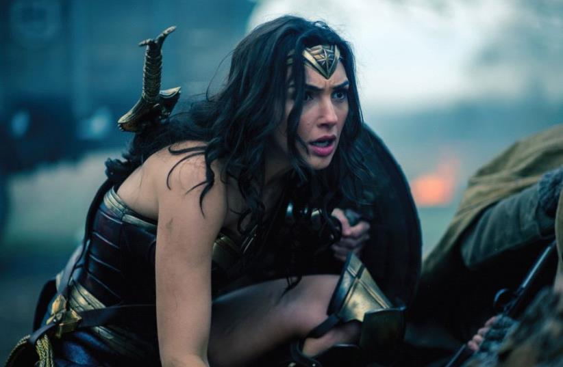 Gal Gadot stars as the fierce Amazon warrior princess out to save the world in ‘Wonder Woman' (photo credit: COURTESY OF SHALMOR PR)