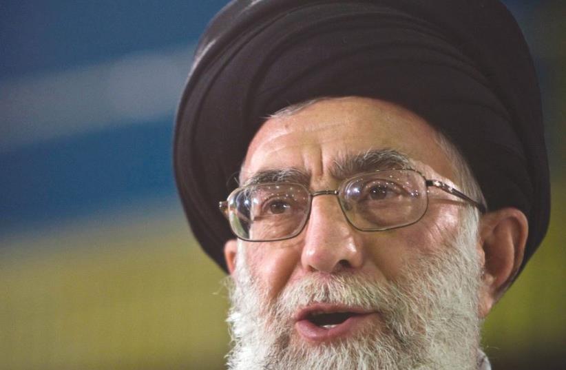 IRAN’S SUPREME LEADER Ayatollah Ali Khamenei. The West needs to be careful not to let Iran gain from the crisis with Qatar (photo credit: REUTERS)