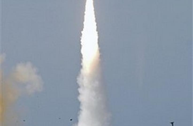 An Arrow 2 missile test (photo credit: AP)