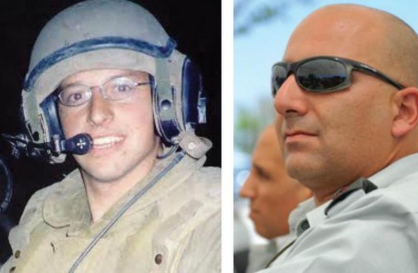 Doron Cohen (L) is mourned by his cousin, Col. Yaron Beit-On. (photo credit: IDF SPOKESMAN'S OFFICE)