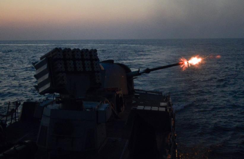 IDF navy near Gaza  (photo credit: IDF SPOKESMAN'S OFFICE)