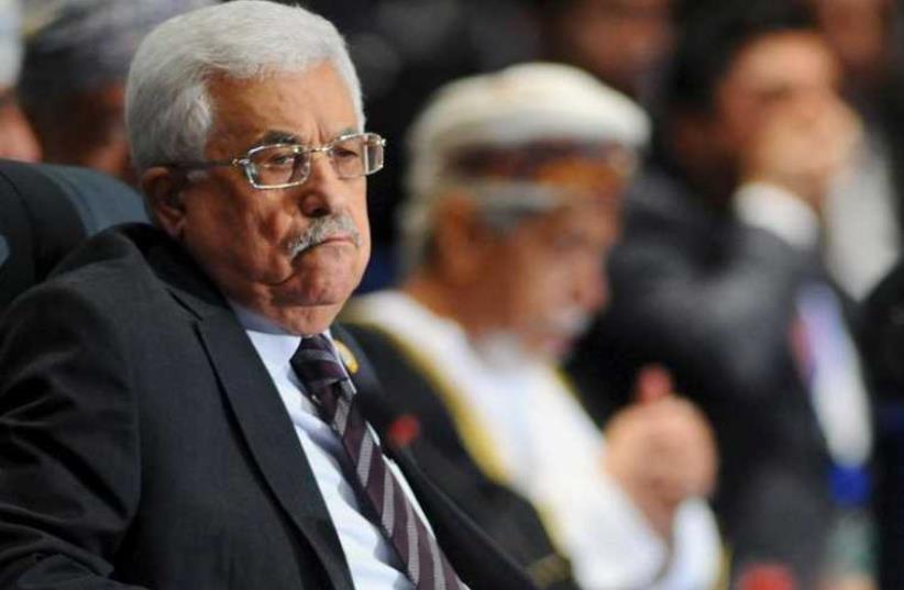 Palestinian Authority President Mahmoud Abbas attends the opening meeting of the Arab Summit in Sharm el-Sheikh (photo credit: REUTERS)