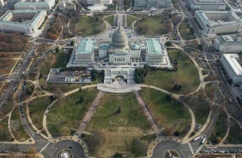 Bird's-eye view of the Capitol (photo credit: ARCHITECT OF THE CAPITOL)