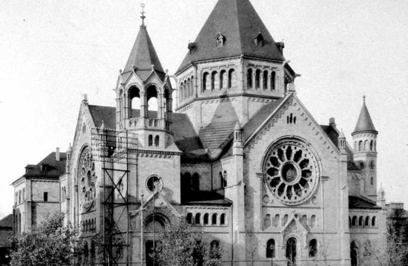 Synagogue de Strasbourg détruite par les nazis en 1940 (photo credit: DR)