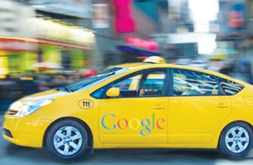 The design for a driverless Google taxi. (photo credit: Courtesy)