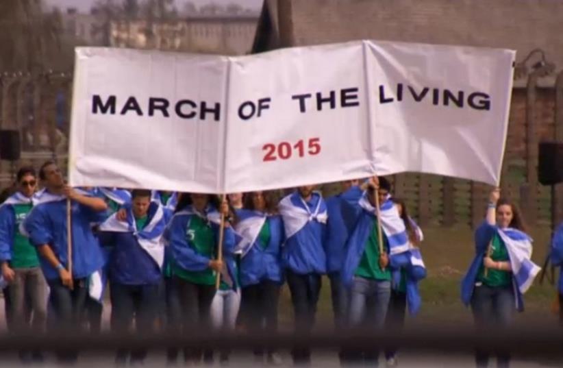 March of the Living 2015 (photo credit: MARCH OF THE LIVING WEBSITE)