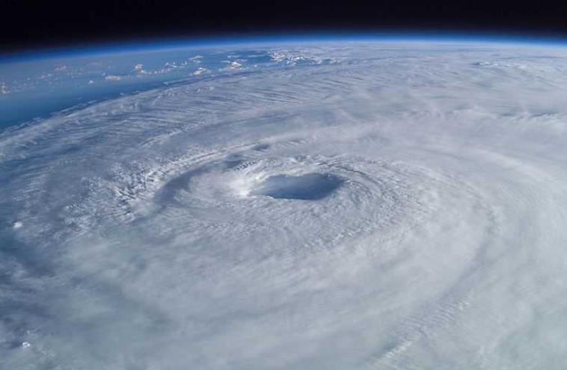 Hurricane (illustrative). (photo credit: MIKE TRENCHARD/WIKIMEDIA COMMONS)