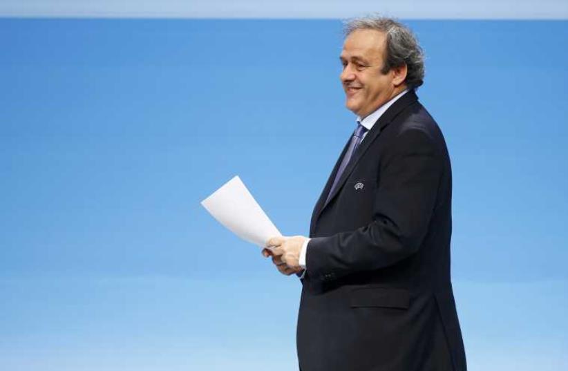 UEFA president Michel Platini (photo credit: REUTERS)