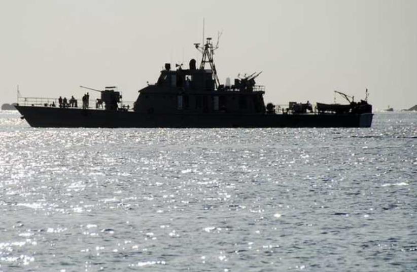 Iranian navy ship. (photo credit: REUTERS)