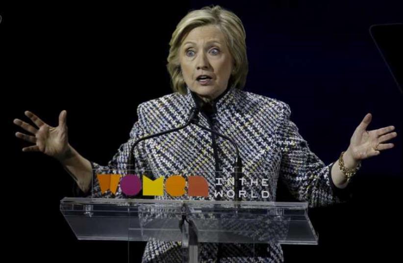 Hillary Clinton  (photo credit: SHANNON STAPLETON / REUTERS)