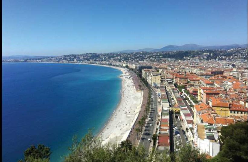 THE SOUTHERN coast of France, as seen from Nice (photo credit: LAURA KELLY)