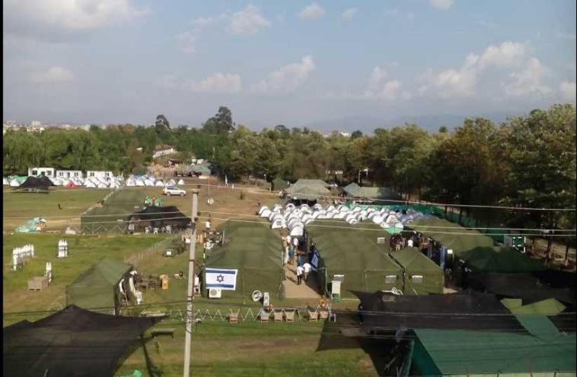 The IDF field hospital in Nepal (photo credit: ALON LAVI/MINISTRY OF FOREIGN AFFAIRS)