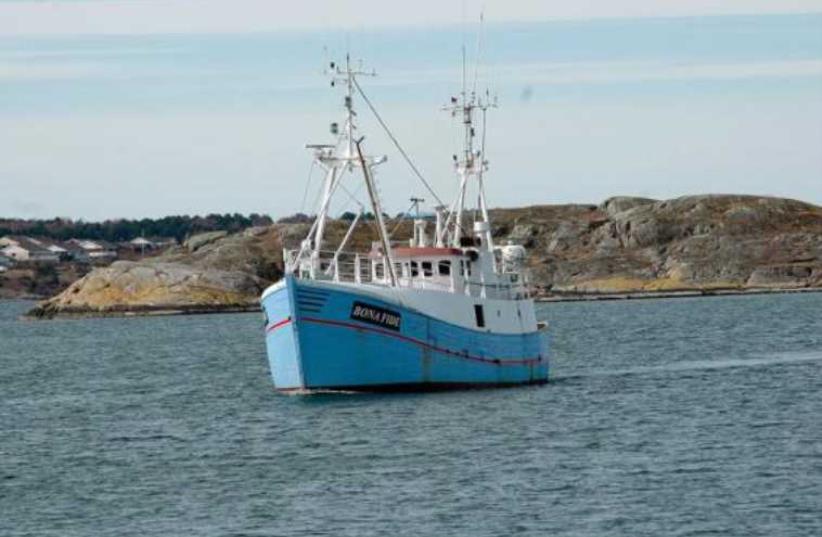 Swedish trawler leaves for Gaza in attempt to break blockade‏. (photo credit: SHIPTOGAZA.SE)